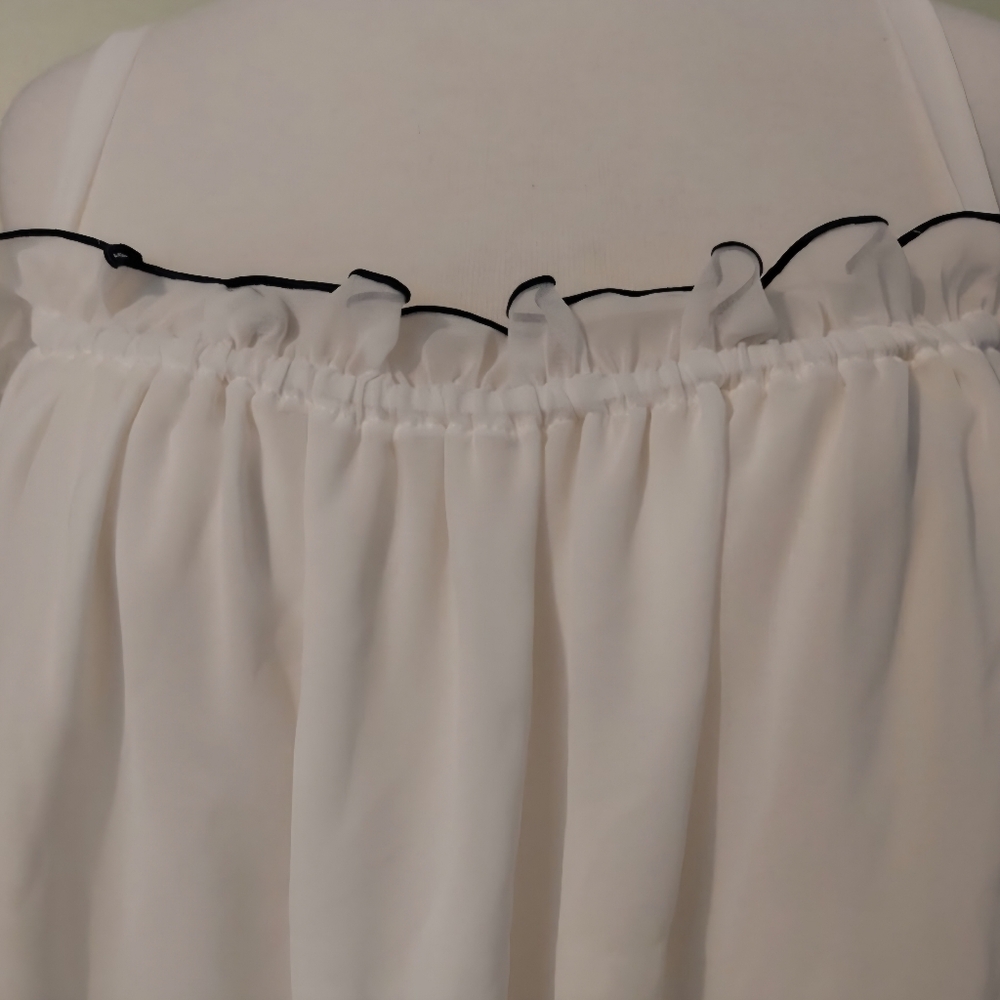 NWT Ryegrass size 3X white blouse - Picture 11 of 14